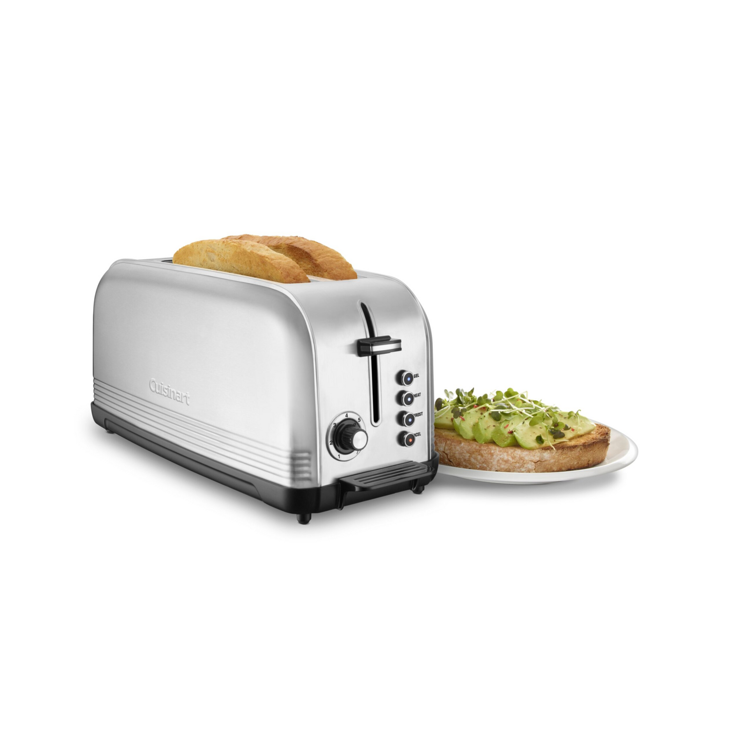 CUISINART LONG SLOT STAINLESS STEEL TOASTER