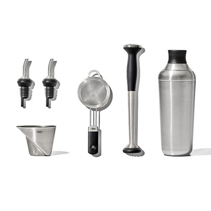 STEEL 6PC BARWARE SET