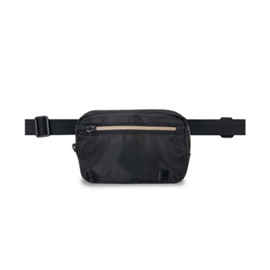 SOPHIE POLY BELT BAG, BLACK
