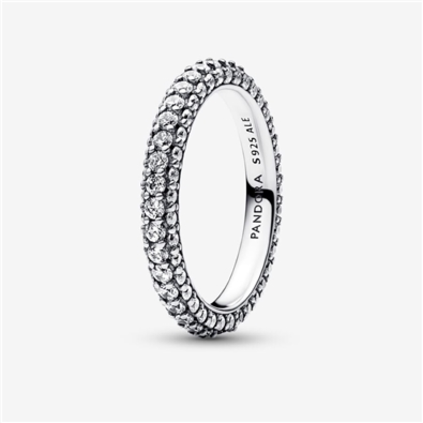 TIMELESS PAVE SINGLE-ROW RING, 7.5