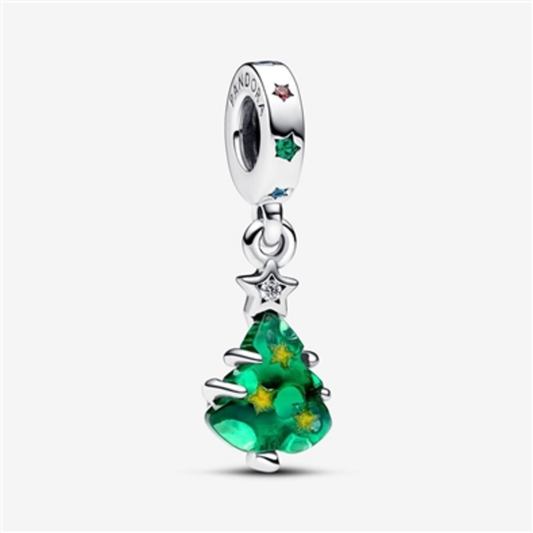 SPARKLING CHRISTMAS TREE DANGLE CHARM