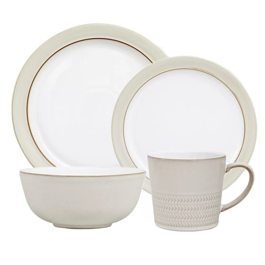 DENBY NATURAL CANVAS 16PC DINNERWARE SET