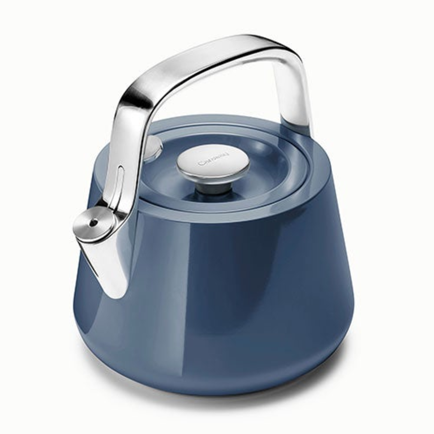 STOVETOP WHISTLING TEA KETTLE NAVY