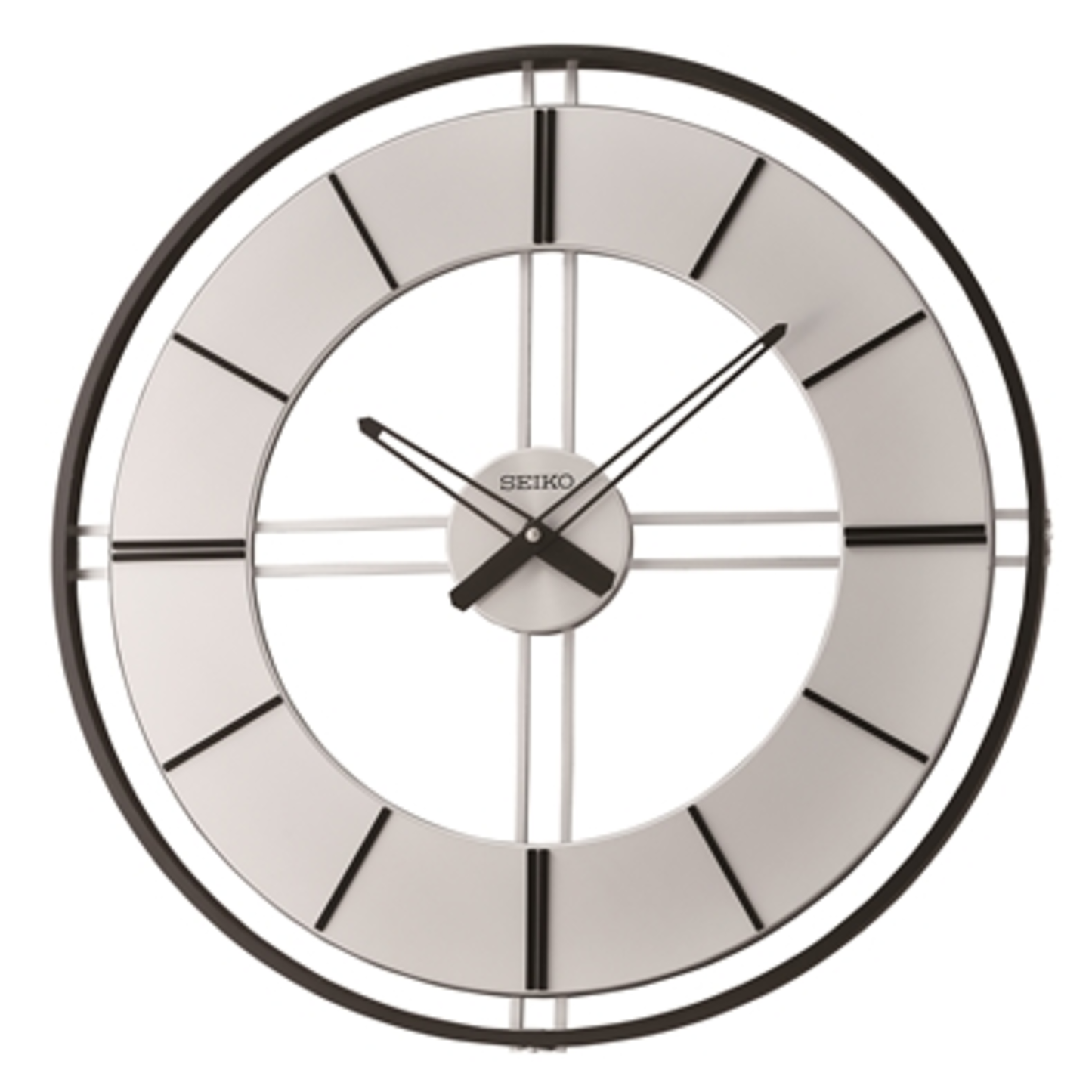 DANA WALL CLOCK, BLACK, 22.4" X 1.3"
