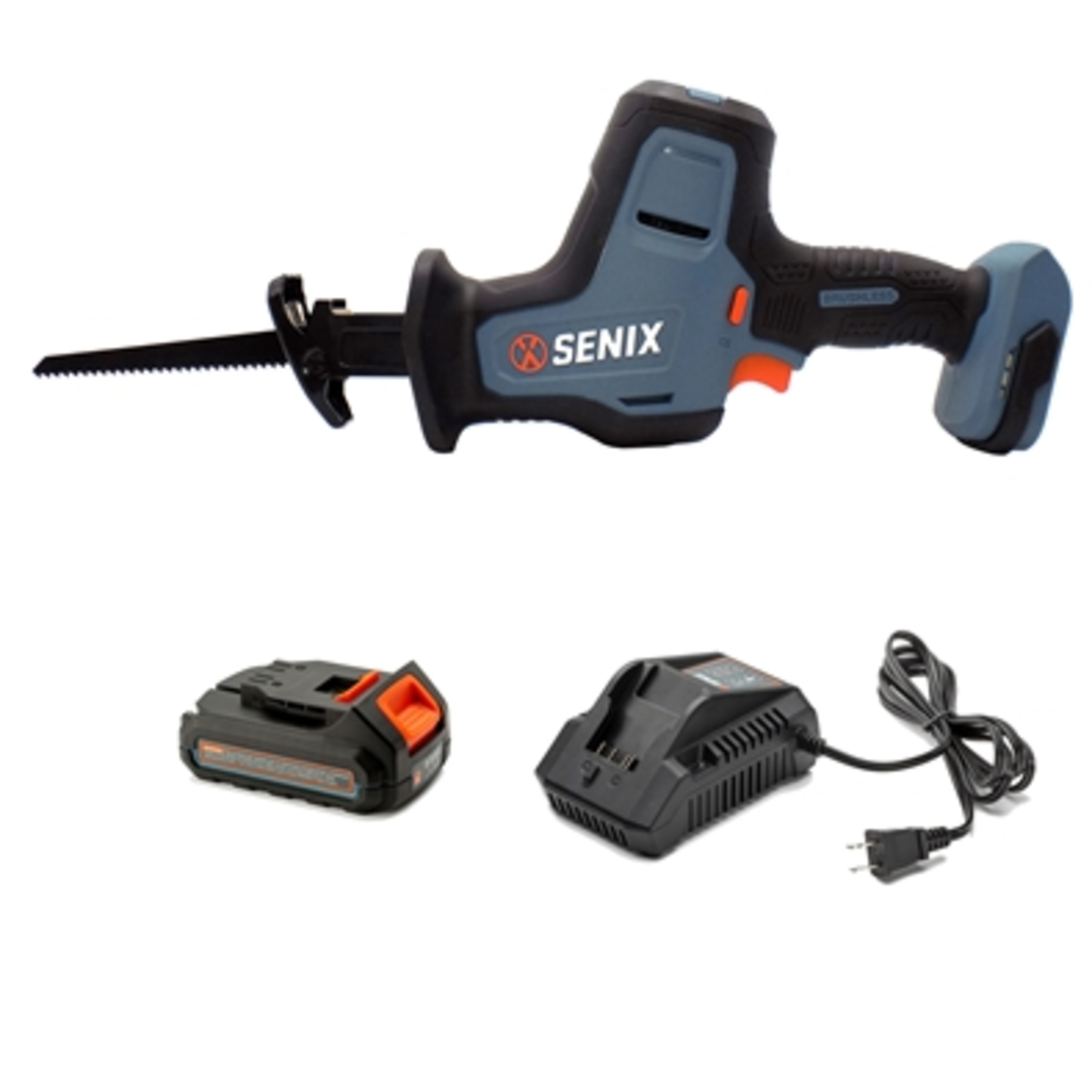 20V RECIPRO SAW W/BATT, CHRG  AND  SOFT BAG, BLUE