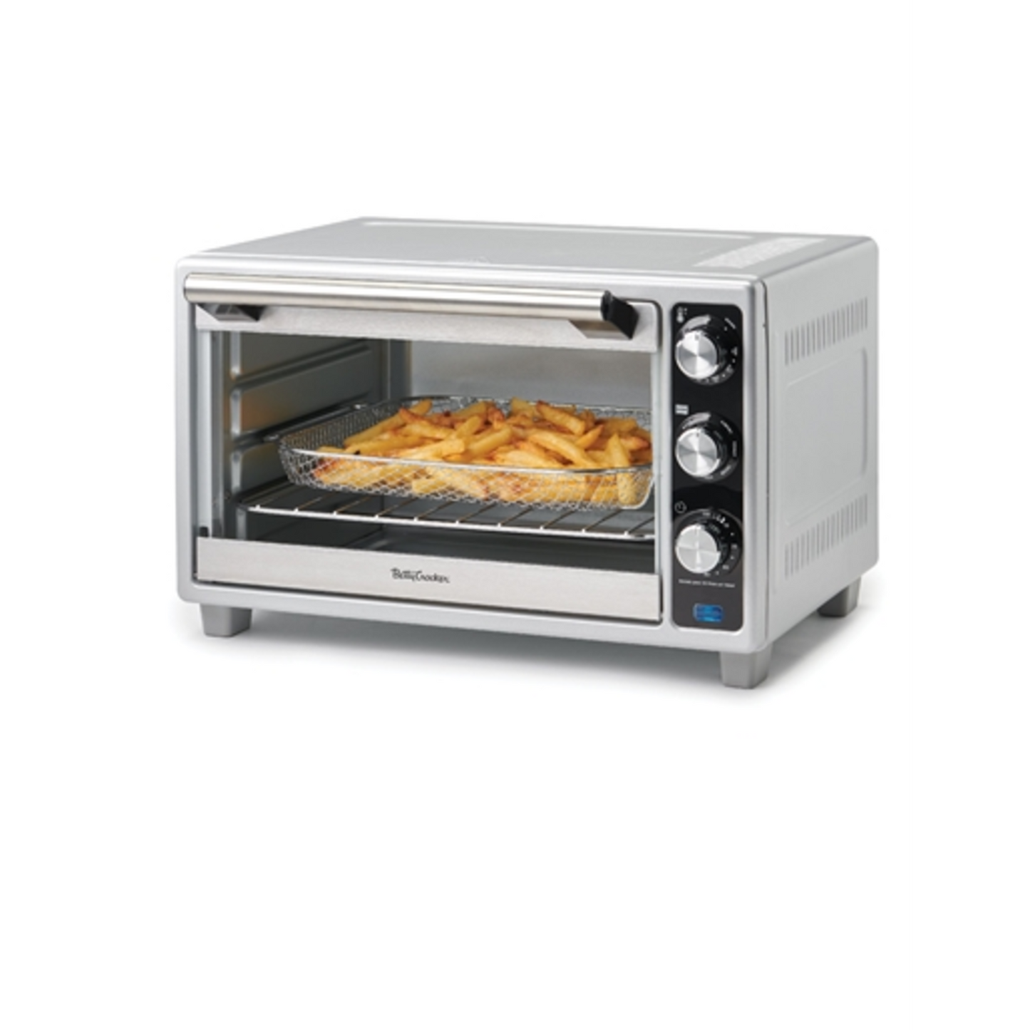 AIR FRYER AND CONVECTION TOASTER OVEN, SILVER
