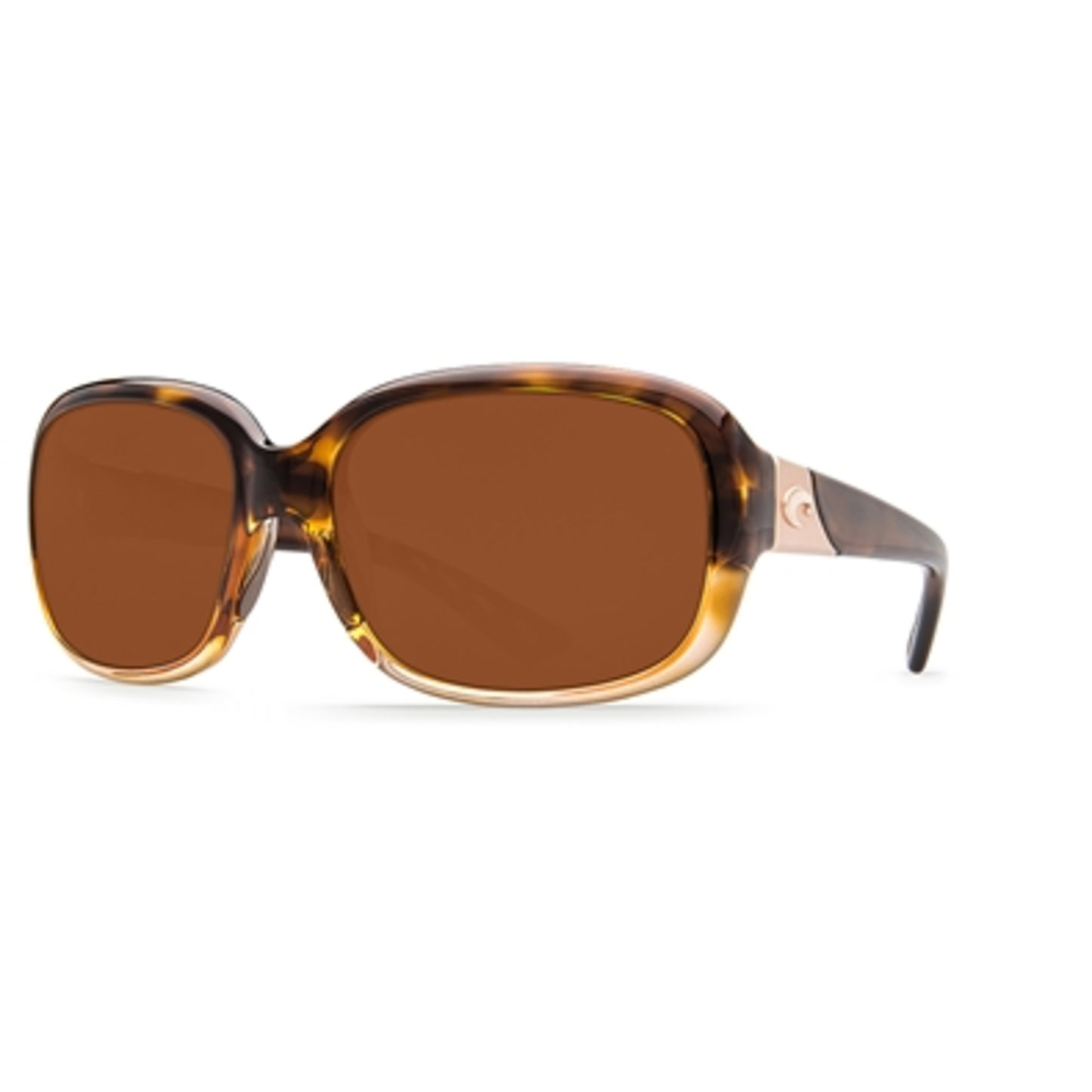 GANNET LADIES SUNGLASSES POLARIZED, SHINY TORTOISE FADE FRAME