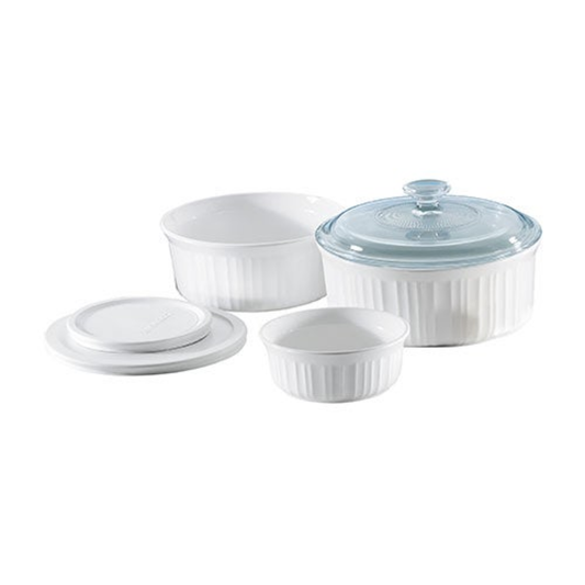 FRENCH WHITE 6PC BAKEWARE SET