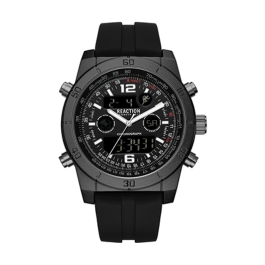 ANA-DIGI WATCH, BLACK, MENS STANDARD