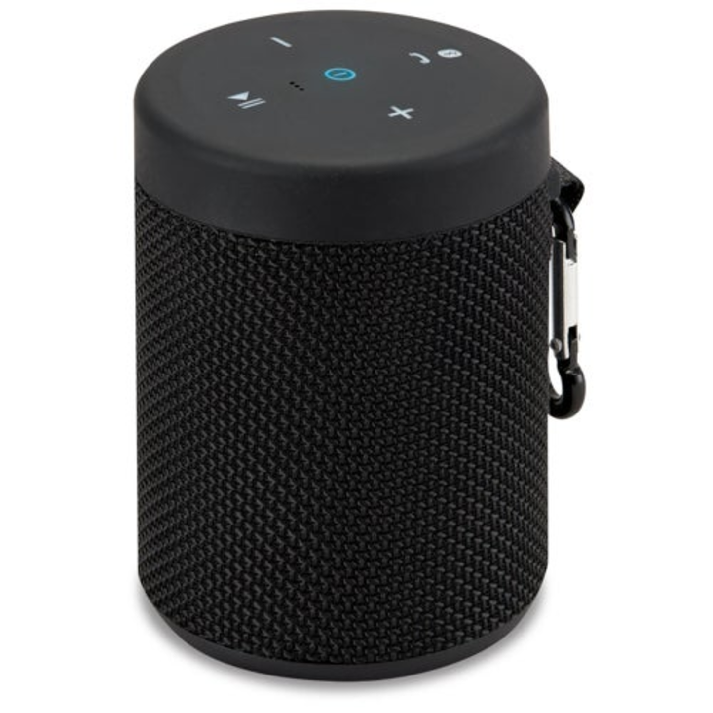 WATERPROOF FABRIC PORTABLE SPEAKER W/ SPEAKERPHONE BLACK