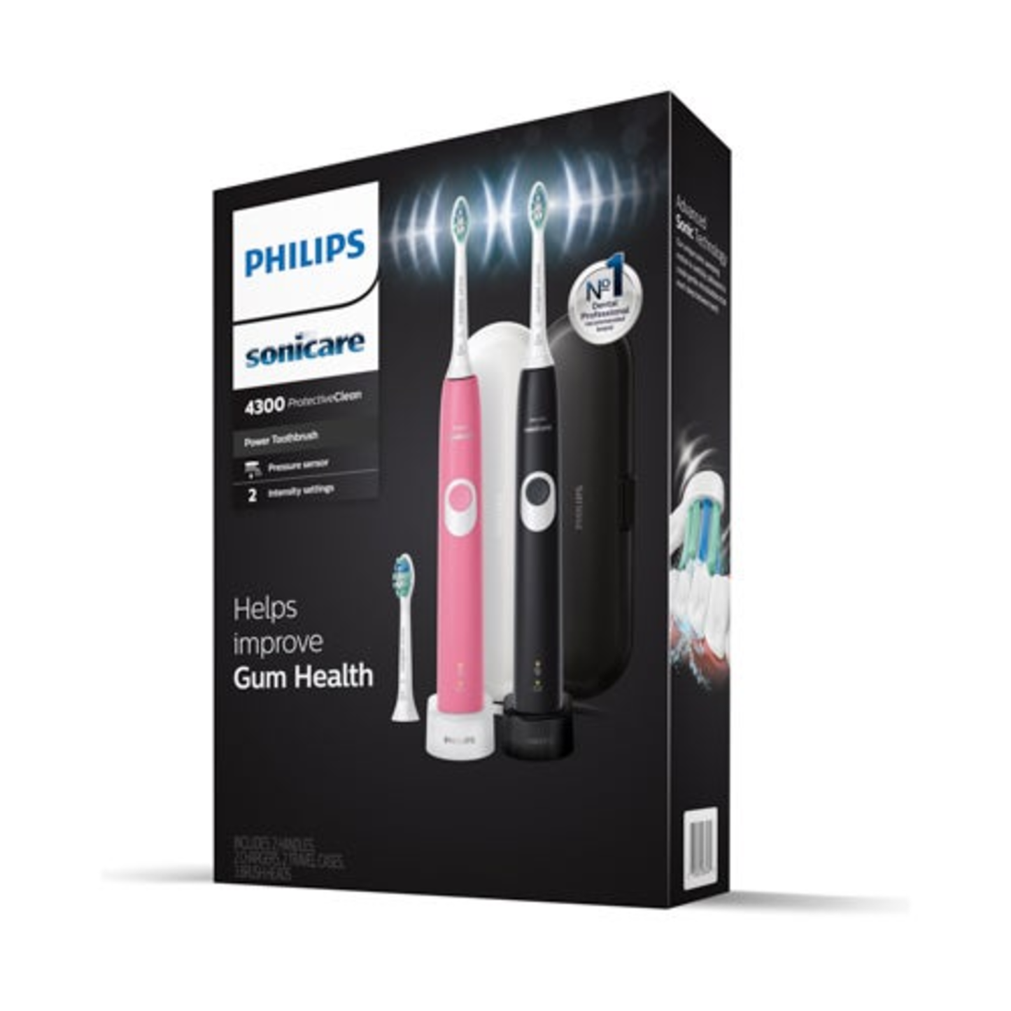 2-PACK PROTECTIVECLEAN 4300 RECHARGEABLE TOOTHBRUSH