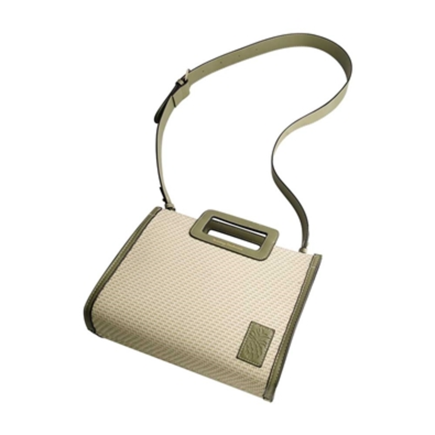 MODERN WOVEN TOTE, SAGE, MEDIUM