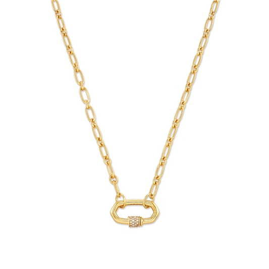 BRISTOL LINK NECKLACE, 18K GOLD VERMEIL