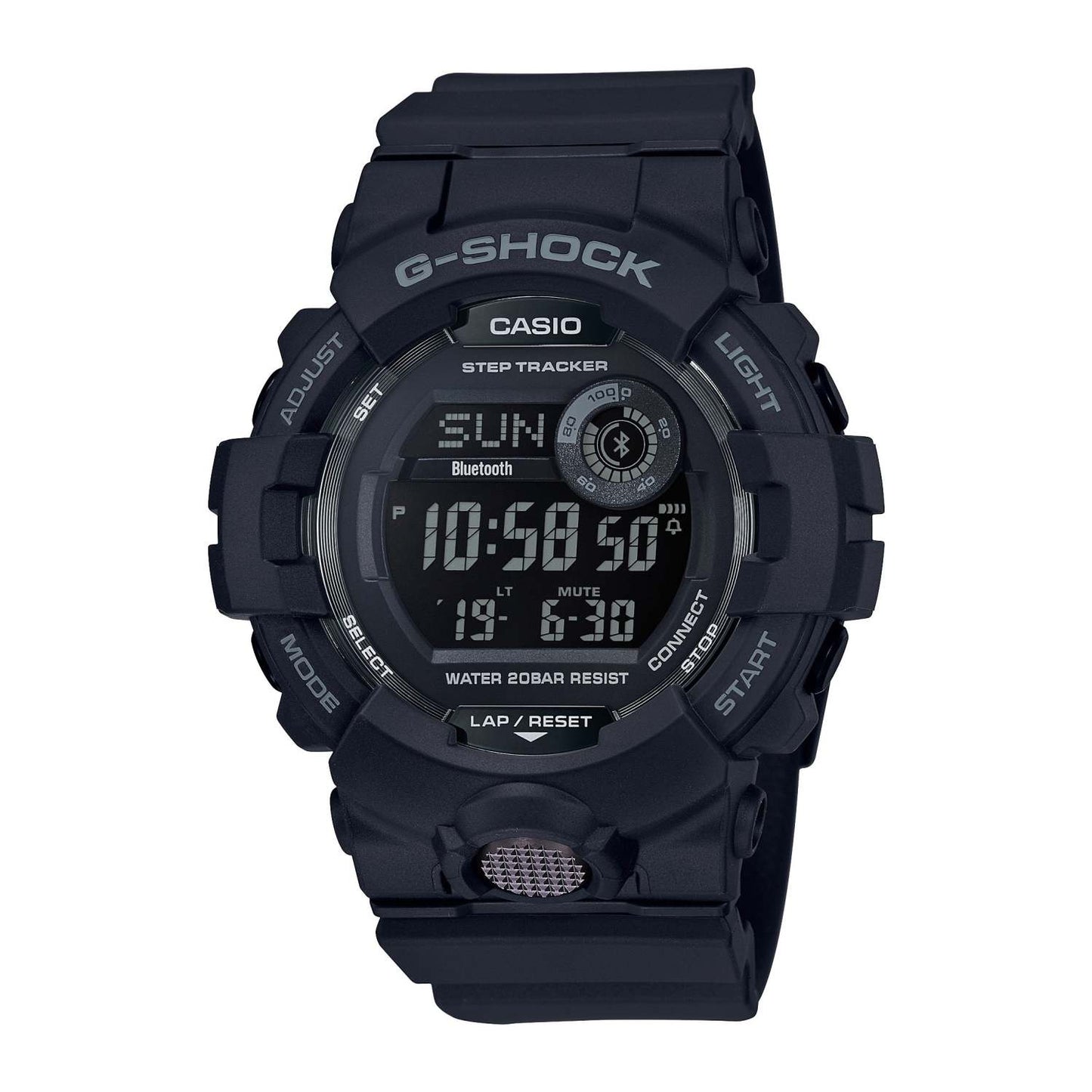 MENS G-SHOCK STEPTRACKER BLUETOOTH DIGITAL WATCH BLACK