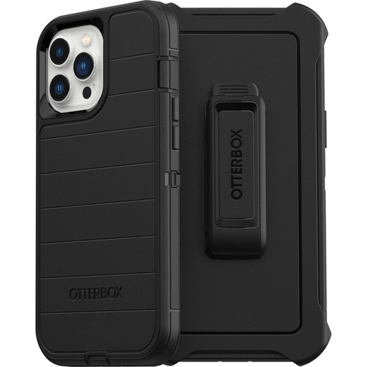 OTTERBOX APPLE IPHONE 13 PRO MAX AND IPHONE 12 PRO MAX DEFENDER PRO SERIES CASE - BLACK
