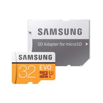 32GB MICRO SD MEMORY CARD W/ ADAPTER