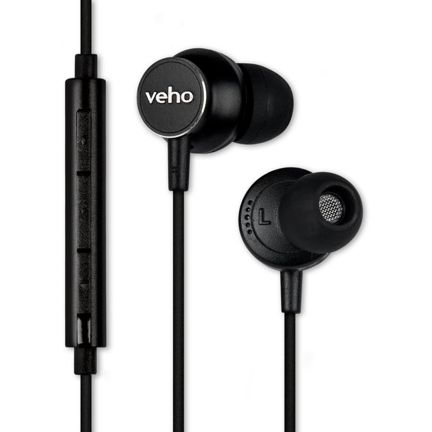 VEHO Z3 EARBUDS WITH MIC/REMOTE - METAL SERIES