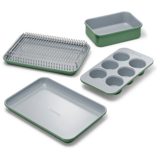 MINI BAKEWARE SET W/ STORAGE ORGANIZER SAGE