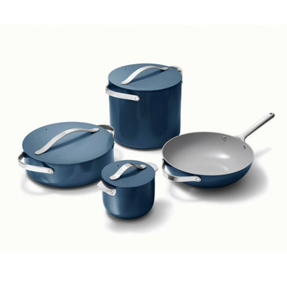 NONSTICK CERAMIC COOKWARE+ SET NAVY