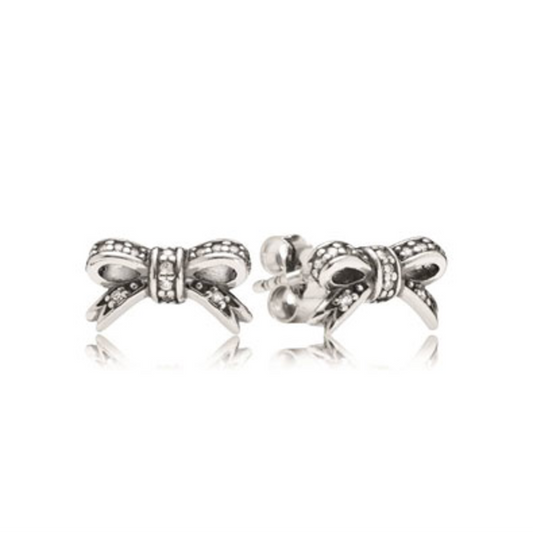 SPARKLING BOW EARRINGS