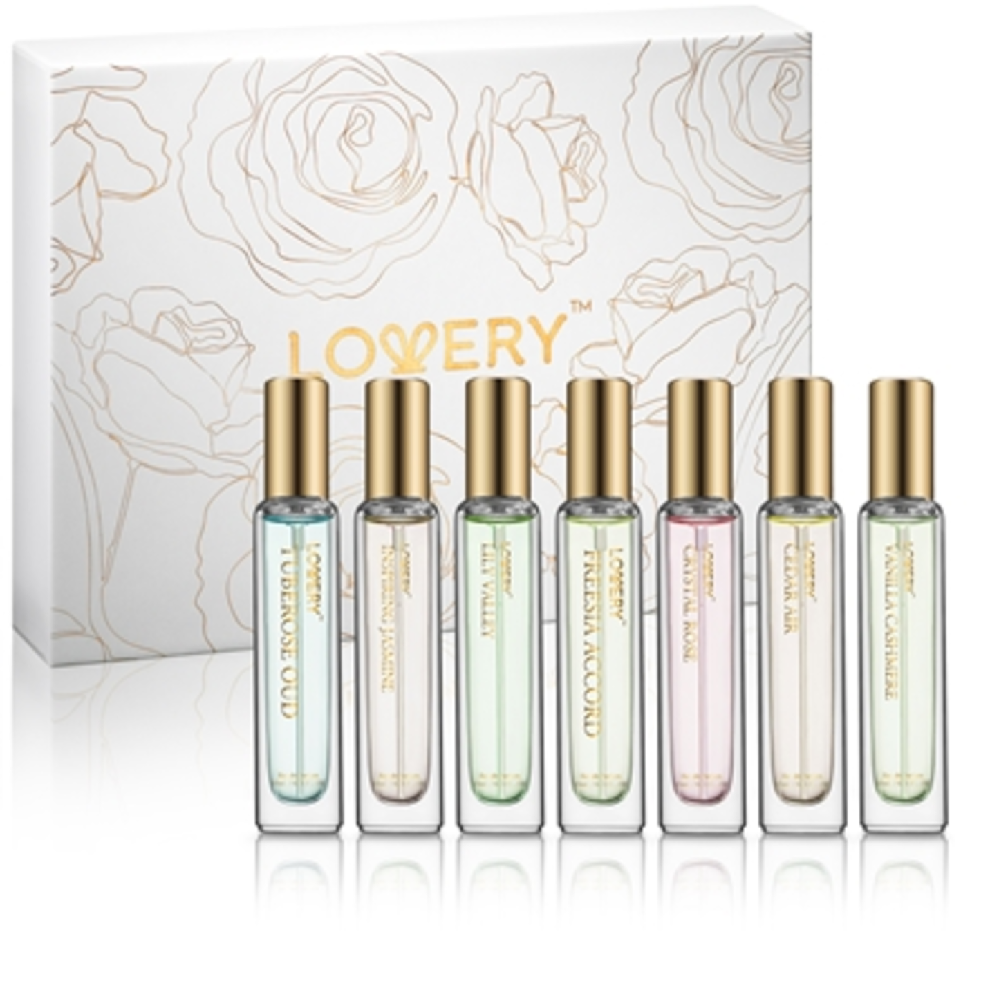 CLEAN EAU DE PARFUM DISCOVERY SET, WHITE, CREAM, GOLD, 15 PIECES