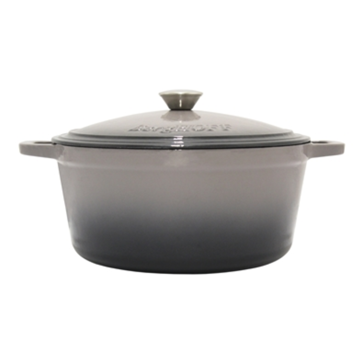 7QT CAST IRON ROUND COV DUTCH OVEN, OYSTER