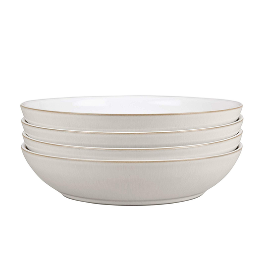 DENBY NATURAL CANVAS SET OF 4 PASTA BOWLS
