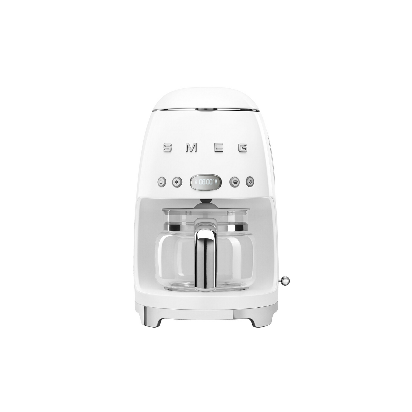 SMEG 50'S RETRO STYLE 10 CUP DRIP FILTER COFFEE MACHINE - WHITE