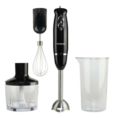MULTI-PURPOSE 4-IN-1 IMMERSION HAND BLENDER BLACK