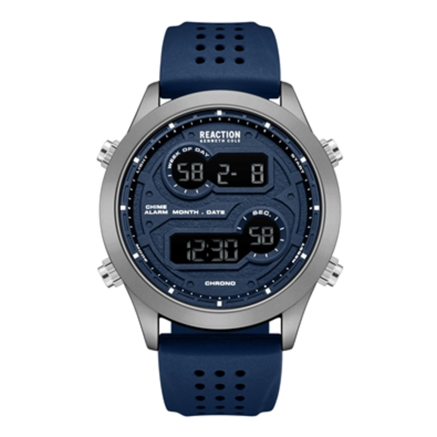 MEN'S DIGITAL WATCH, BLUE, STANDARD