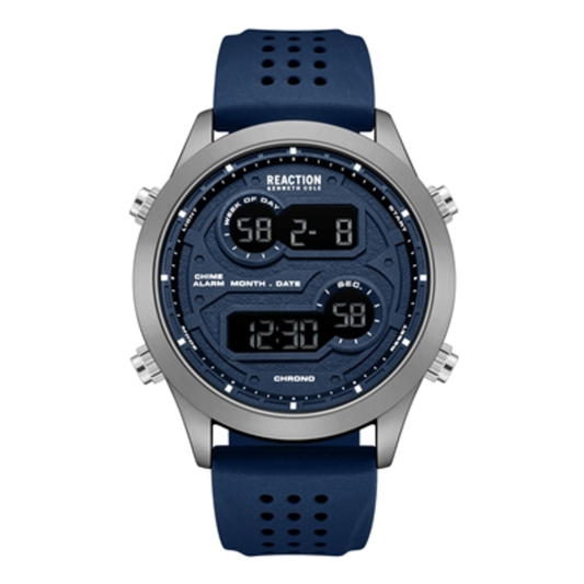 MEN'S DIGITAL WATCH, BLUE, STANDARD