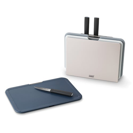 NEST BOARDS PLUS 6PC KNIFE & CHOPPING BOARD SET