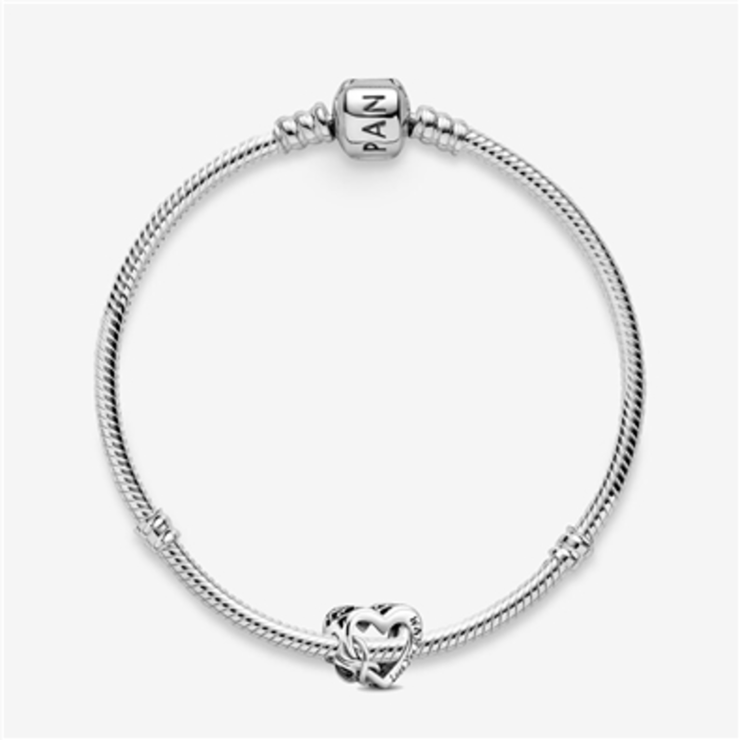 HEART INFINITY BRACELET, 7.9"