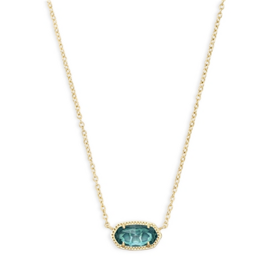 ELISA NECKLACE, GOLD/LONDON BLUE