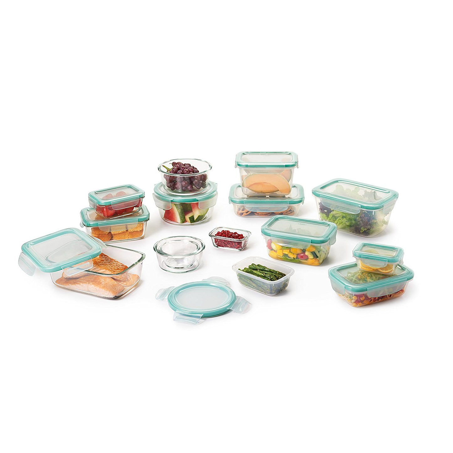 OXO GG 30 PC SNAP GLASS & PLASTIC CONTAINER SET