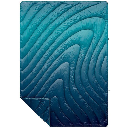 RUMPL ORIGINAL PUFFY BLANKET - OCEAN FADE