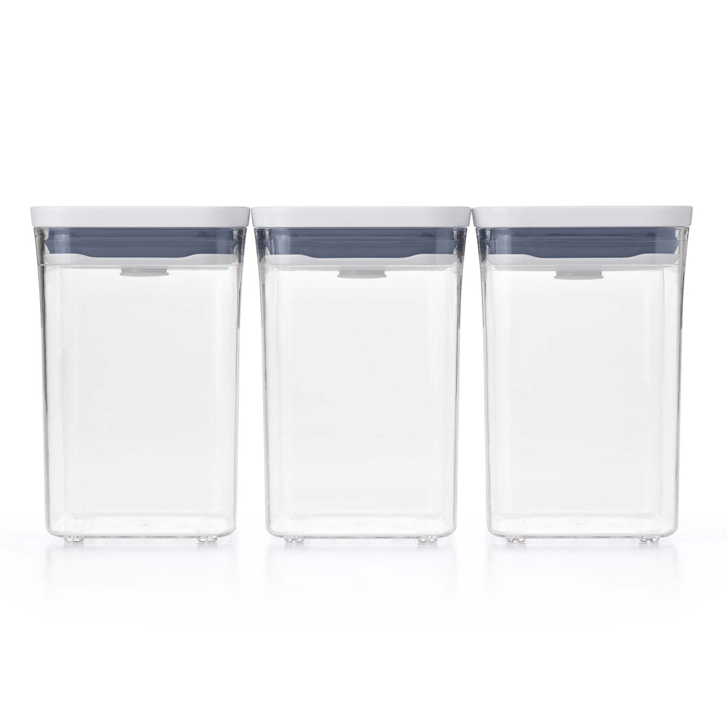 GOOD GRIPS 3PC SQUARE SHORT POP CONTAINER SET