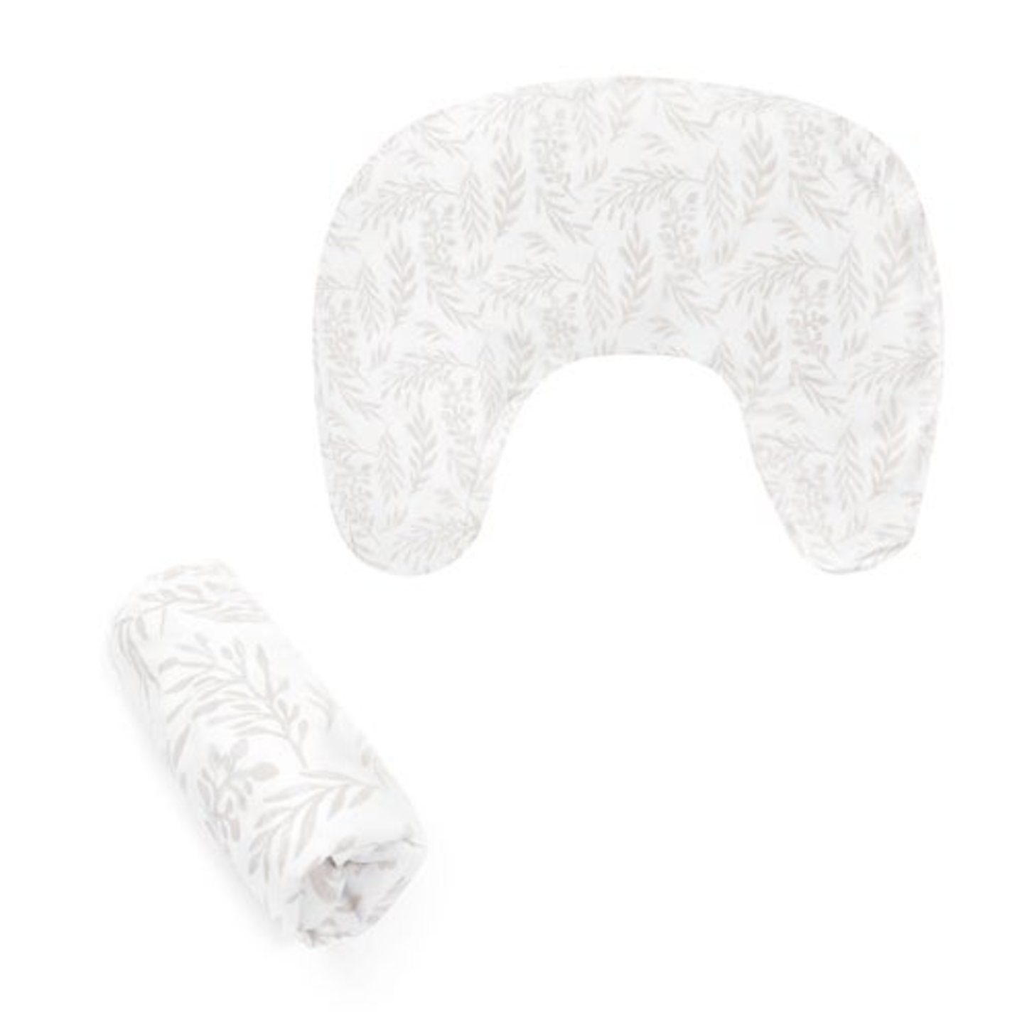 BOPPY NEW NURSING PILLOW COTTON COVER BEIGE FOLIAGE