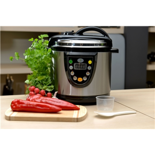 ELECTRIC PRESSURE COOKER, BLACK