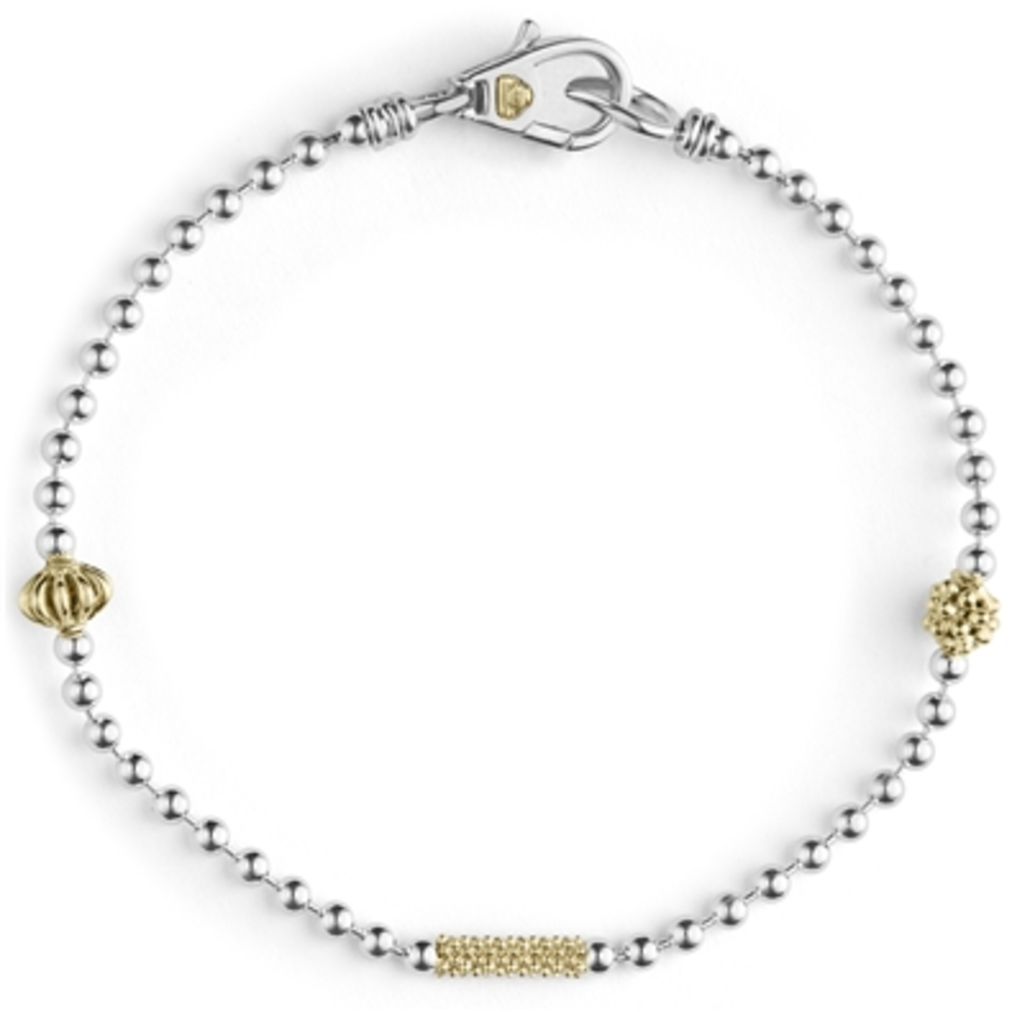 CAVIAR ICON CAVIAR BEADED BRACELET, MEDIUM