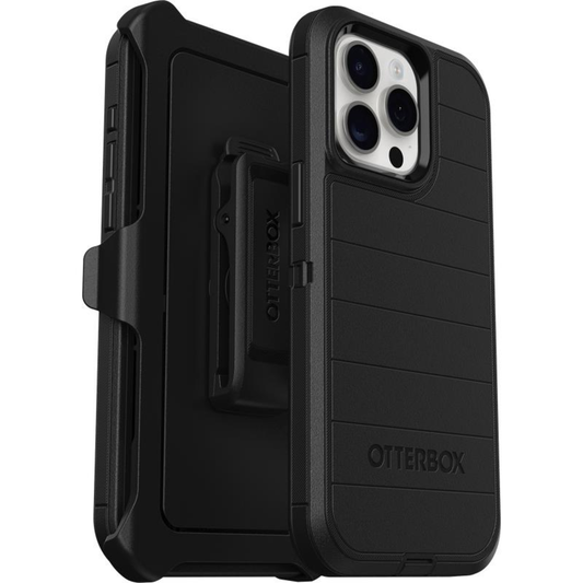 OTTERBOX APPLE IPHONE 15 PRO MAX DEFENDER PRO SERIES CASE - BLACK