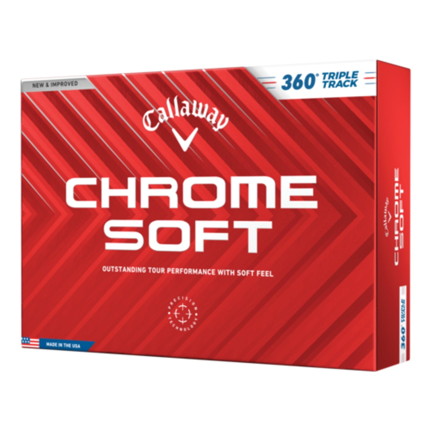 CALLAWAY CHROME SOFT 360 TRIPLE TRACK GOLF BALLS