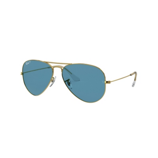 AVIATOR CLASSIC UNISEX SUNGLASSES POLAR, GOLD, BLUE, 62