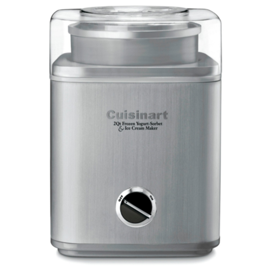CUISINART PURE INDULGENCE 2 QUART FROZEN YOGURT-SORBET & ICE CREAM MAKER