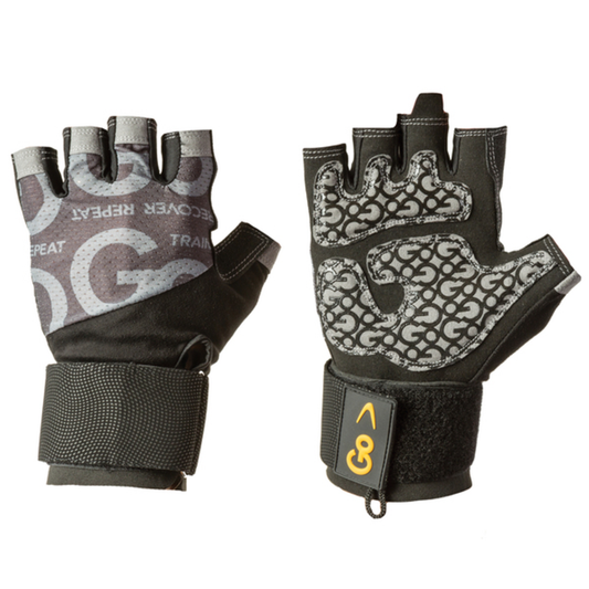 XLG WRIST WRP GLV BLK/GRY