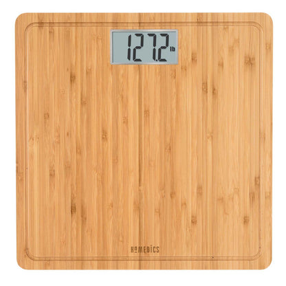 NATURAL BAMBOO DIGITAL BATHROOM SCALE