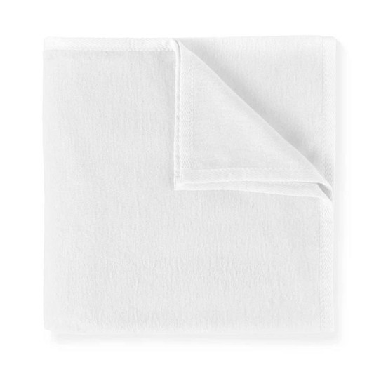 PEACOCK ALLEY ALL SEASONS COTTON BLANKET - QUEEN - WHITE