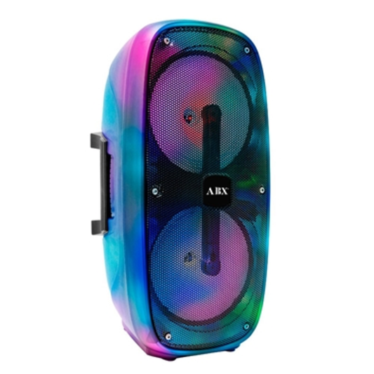 DUAL TRANSLUCENT PARTY SPEAKER, TRANSLUCENT, 6.5"